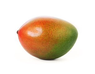 bunch of red grapes isolated on white background