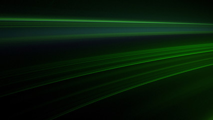 3D rendering abstract green fractal light background