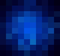Dark Blue Grid Mosaic Background, Creative Design Templates. abstract colorful gradient rectangles check . Background of squares Different pixel pattern shades.