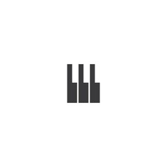 Piano logo icon