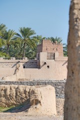 stone tower in Fujairah castle