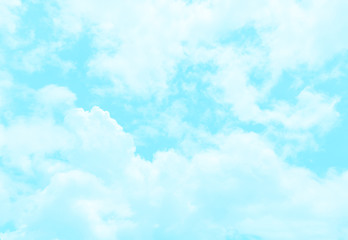 clouds and sky with blue colors background.