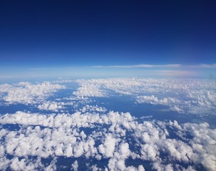 blue sky with clouds