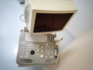 Ultrasound Machine. Pediatric Adult Cardiology Hospital Equipment. Cardiovascular Imaging Ultrasound System. Ultrasonography Machine. Diagnostic Sonography. Medical Diagnostic Device