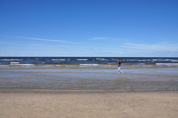 Fototapeta na wymiar Summer view of the Baltic Sea
