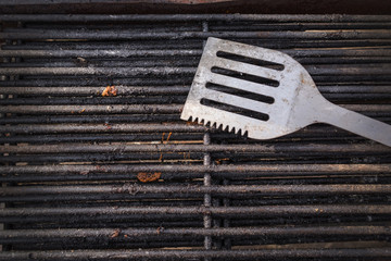 Close-up, grill, spatula, grill, cooking, picnic, holiday