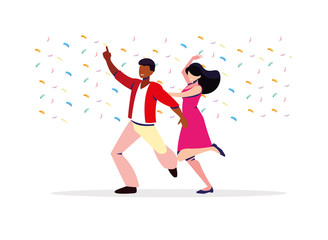 couple of people in dance pose, party, dance club