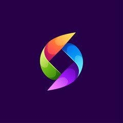 colorful logo design vector illustration