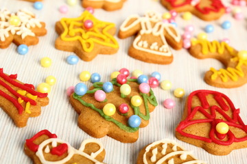 Christmas gingerbread cookies