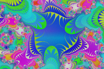 Esoteric- art painting  arcane. 3D illustration- abstract ornate