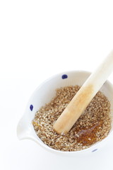 Japanese kitchen utensil, sesame paste bowl 