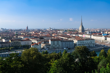 Fototapeta premium トリノ 街並み モンテ・デイ・カプチーニから