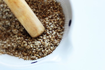 Japanese kitchen utensil, sesame paste bowl 