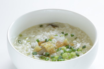 Korean food, Rice in Chinese cabbage and Dried cod fish soup