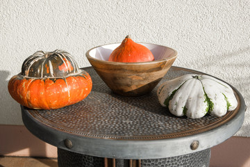 Kürbiszeit - Zunächst Dekoration, dann Suppe oder Gemüsebeilage - Drei von über 800...