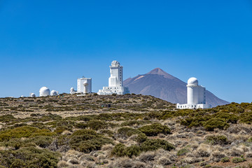 Observatorium am Teide, Teneriffa, Kanarische Inseln, Spanien