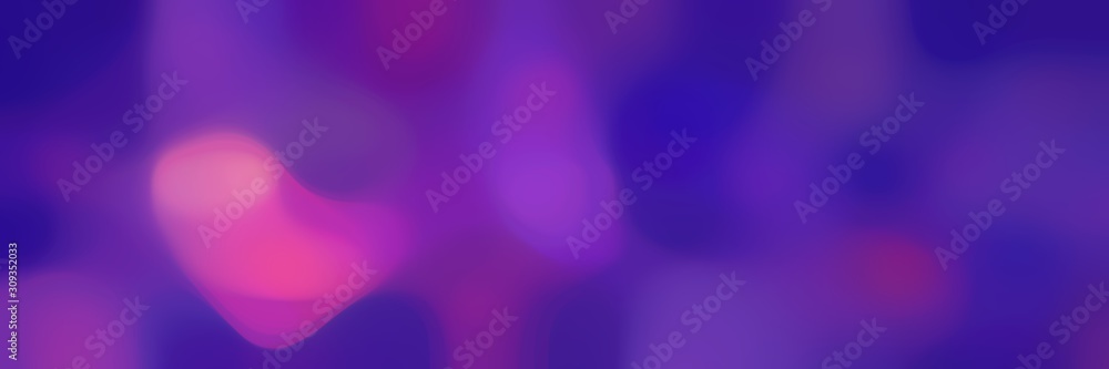 Aufkleber soft blurred horizontal background with dark slate blue, mulberry  and moderate violet colors space for text or image