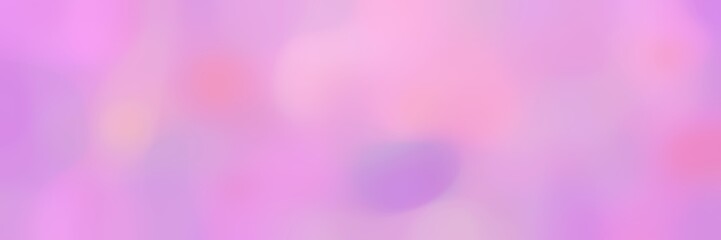 blurred bokeh horizontal background with plum, pink and pastel magenta colors space for text or image