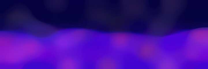 soft blurred horizontal background with very dark blue, blue violet and midnight blue colors space for text or image