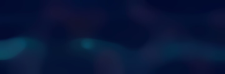 blurred bokeh horizontal background with very dark blue colors space for text or image