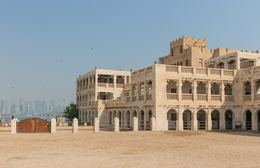 Doha, Qatar - famous for selling traditional garments, spices, handicrafts, and souvenirs, the Souq Waqif is the most popular and busy market of Doha