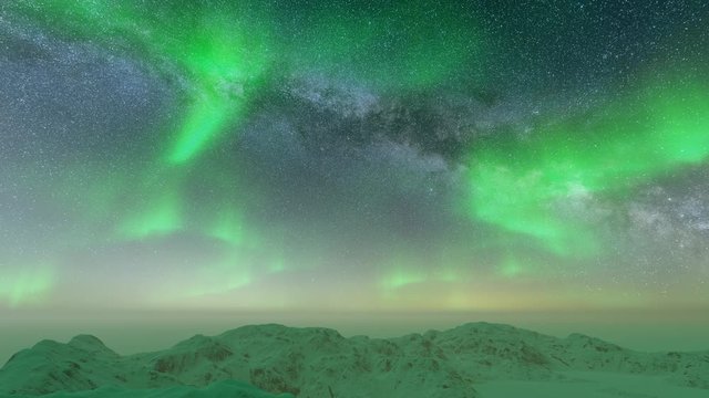 Northern lights (Aurora Borealis) in Iceland