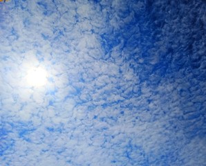 blue sky with cloud background