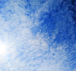 blue sky with cloud background