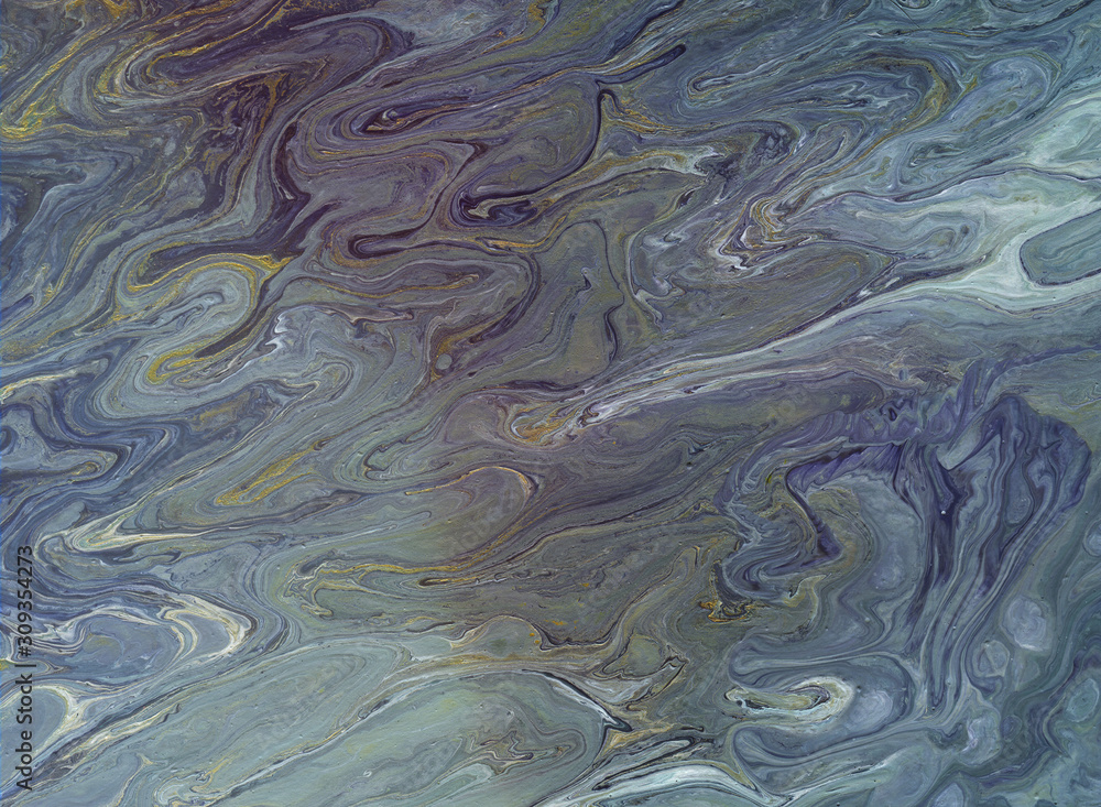 Canvas Prints flow liquid texture colorful