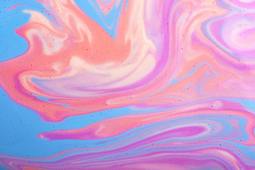 Fluid Art. Abstract colorful background, wallpaper. Mixing  paints. Modern art. Marble texture....