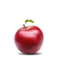 apple isolated on white background