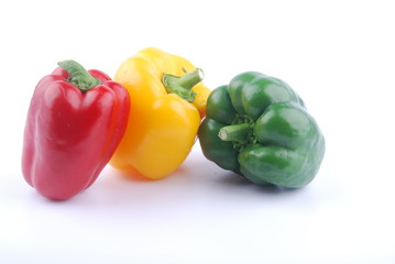 Bell pepper isolated on white background