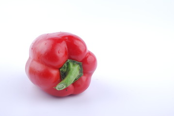 Bell pepper isolated on white background