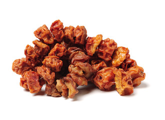 Dried pears on a white background 