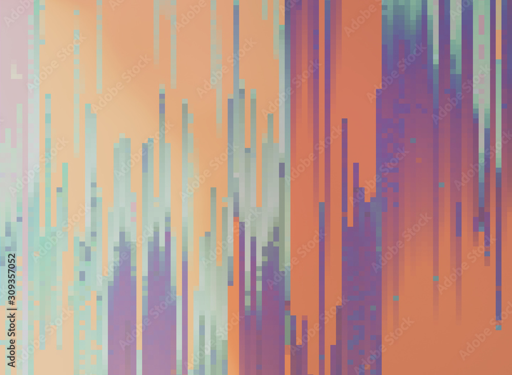 Canvas Prints pixels retro concept texture