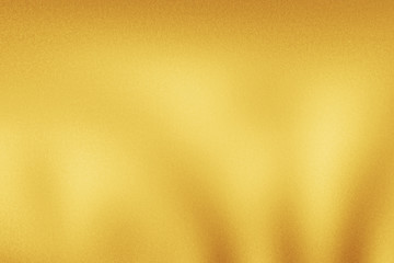 Gold texture background.  Abstract golden textured surface with smooth reflection
