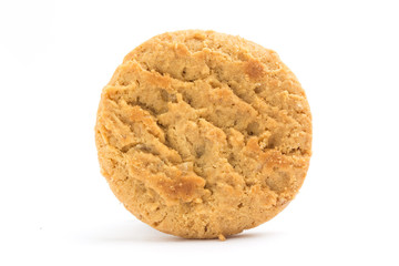 home made cookie isolate white background