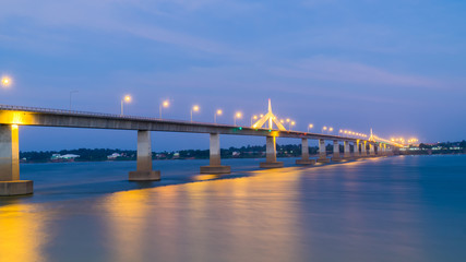 Obraz premium Second Thai–Lao Friendship Bridge in Mukdahan