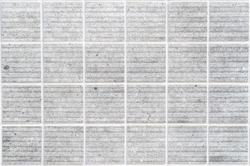 Obraz premium dirty white concrete wall tile with 24 squares in rectangular form