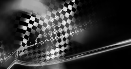 abstract background, stylized similar to the checkered flag. For the design in racing cars, competition, rally, speed, competition, championship. The texture is blurred, the effect of 