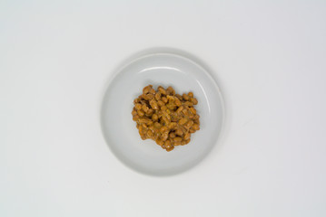 Natto, fermented soybeans, japanese traditional healthy food