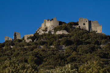 Fototapeta na wymiar castle on the hill