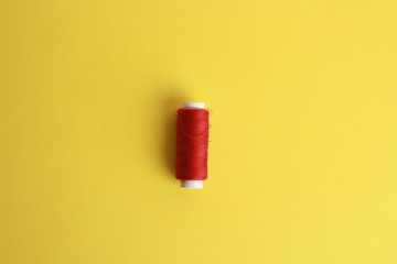 sewing thread red clothes