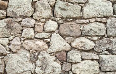 Old stone wall  closeup