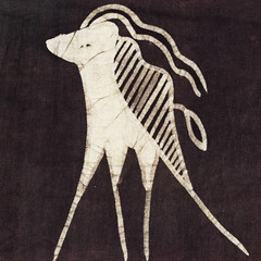 Tissu décoré avec des teintures