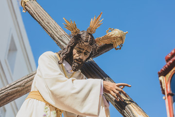  Jesus Nazareno del amor, procesiones de semana santa en las calles de C&aacute;diz, Espa&ntilde;a,