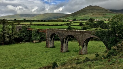 Old stone bridge built in the west of Ireland