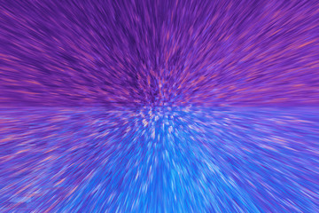 Fototapeta premium Bright abstract background purple blue neon with colorful texture and extrusion effect