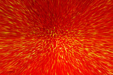 Bright abstract background in 2020 trendy red  lush lava color with colorful texture and extrusion effect