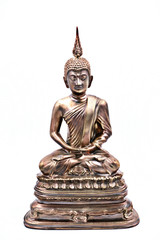 buddha statue isolated on white background